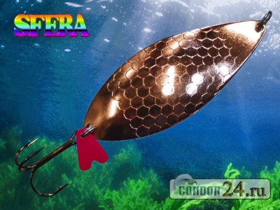 Блесна Sfera Alga, цвет медь